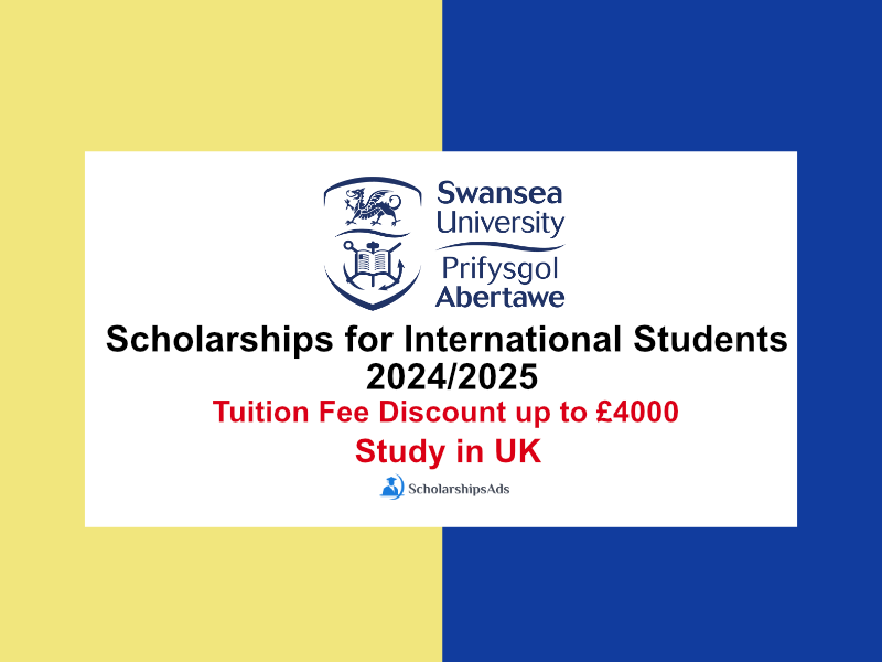 Swansea University Scholarships for International Students 2024/2025 in UK