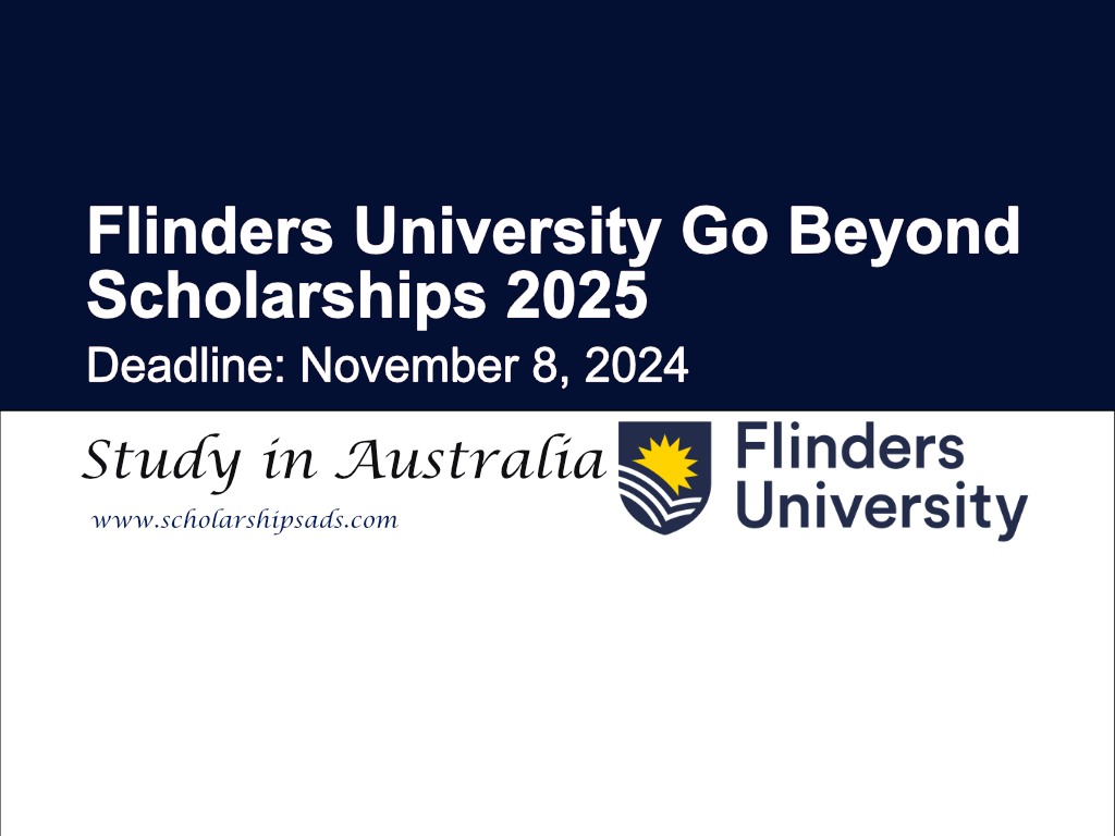 Flinders University Go Beyond Scholarships 2025 in Australia