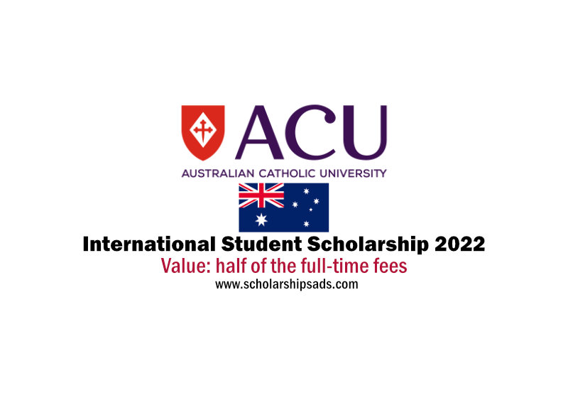 Australian Catholic University International Student Scholarships 2022-23
