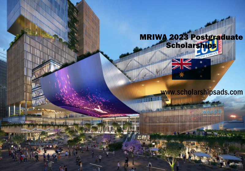 Edith Cowan University in Joondalup Australia MRIWA 2023 Postgraduate Scholarships