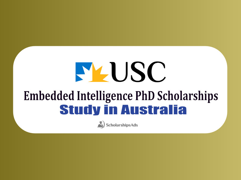 Embedded Intelligence PhD Scholarships 2022 - University of the Sunshine Coast, Australia