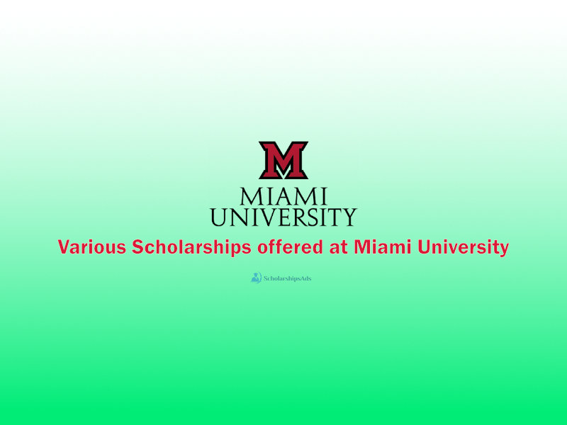 Miami University USA Offering International Student Scholarships