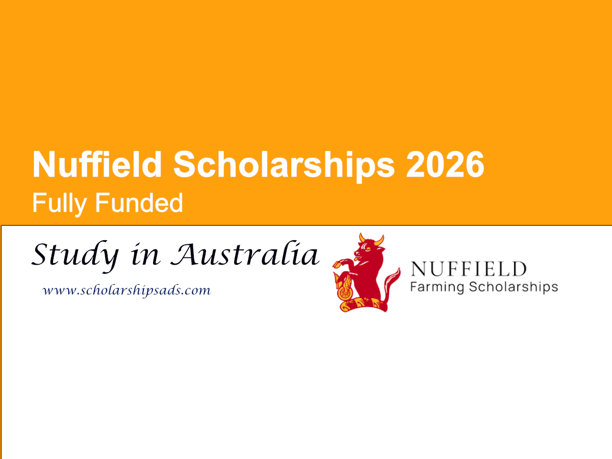 Nuffield Australia Scholarships 2026 (Fully Funded)