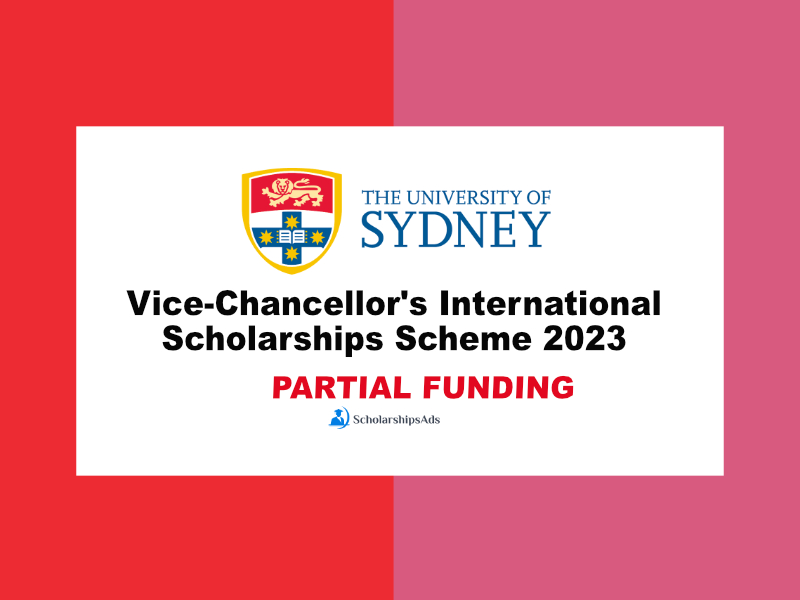 Vice-Chancellor's International Scholarships Scheme 2023