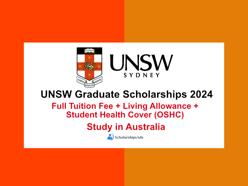 UNSW Graduate Scholarships 2024 in Australia