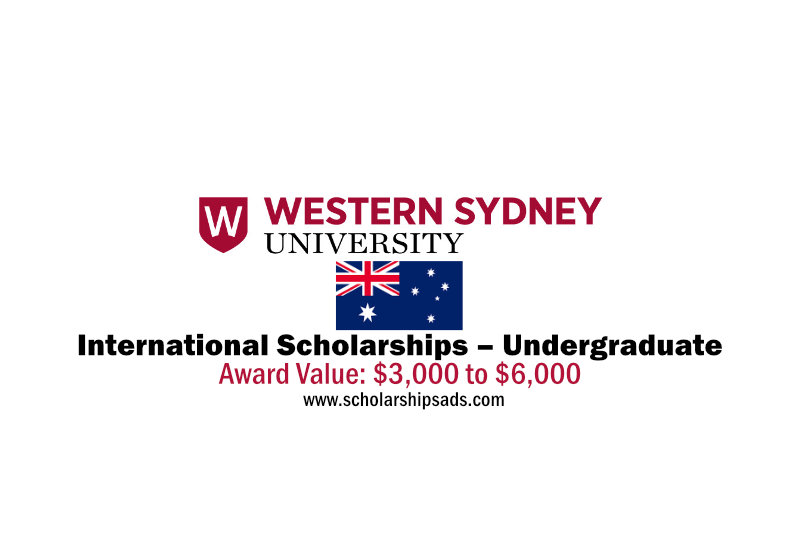 Australia Western Sydney University International Scholarships – Undergraduate 2022/2023