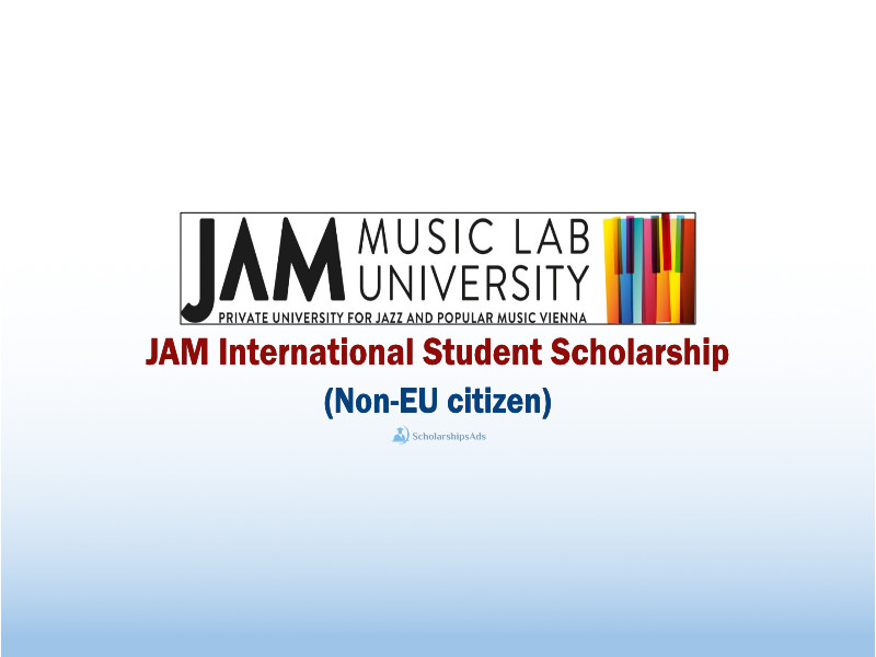 JAM International Student Scholarship (Non-EU citizen)