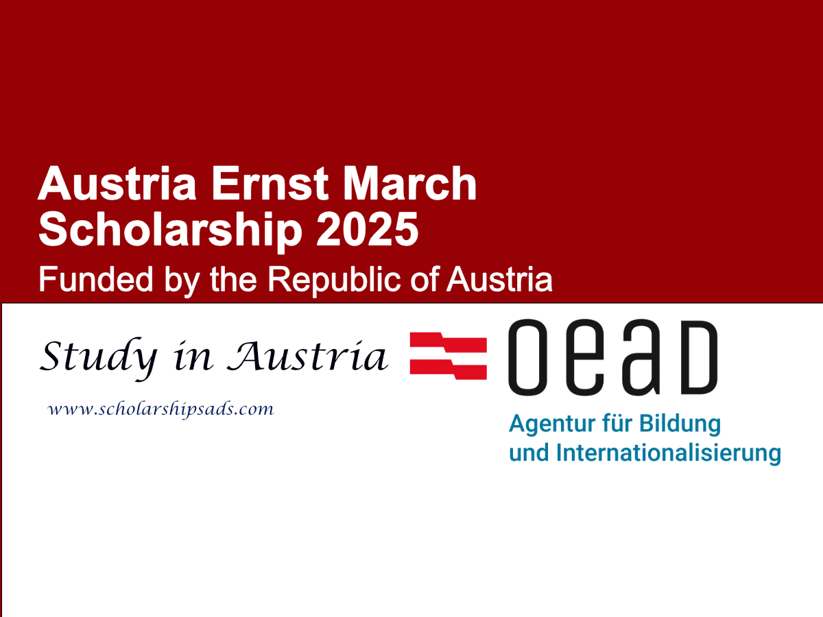 Austria Ernst March Scholarship 2025 (Fully Funded)