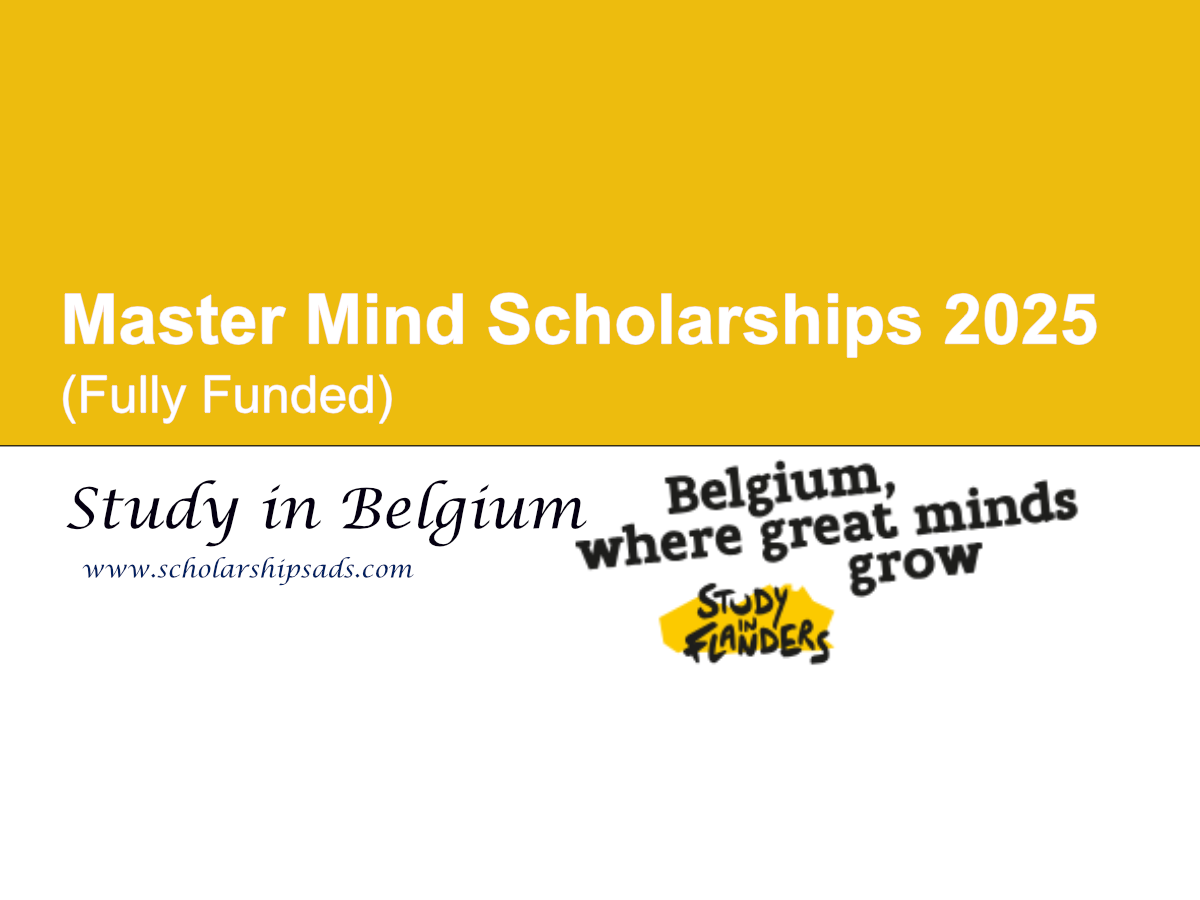 Belgium Master Mind Scholarships 2025 (Fully Funded)