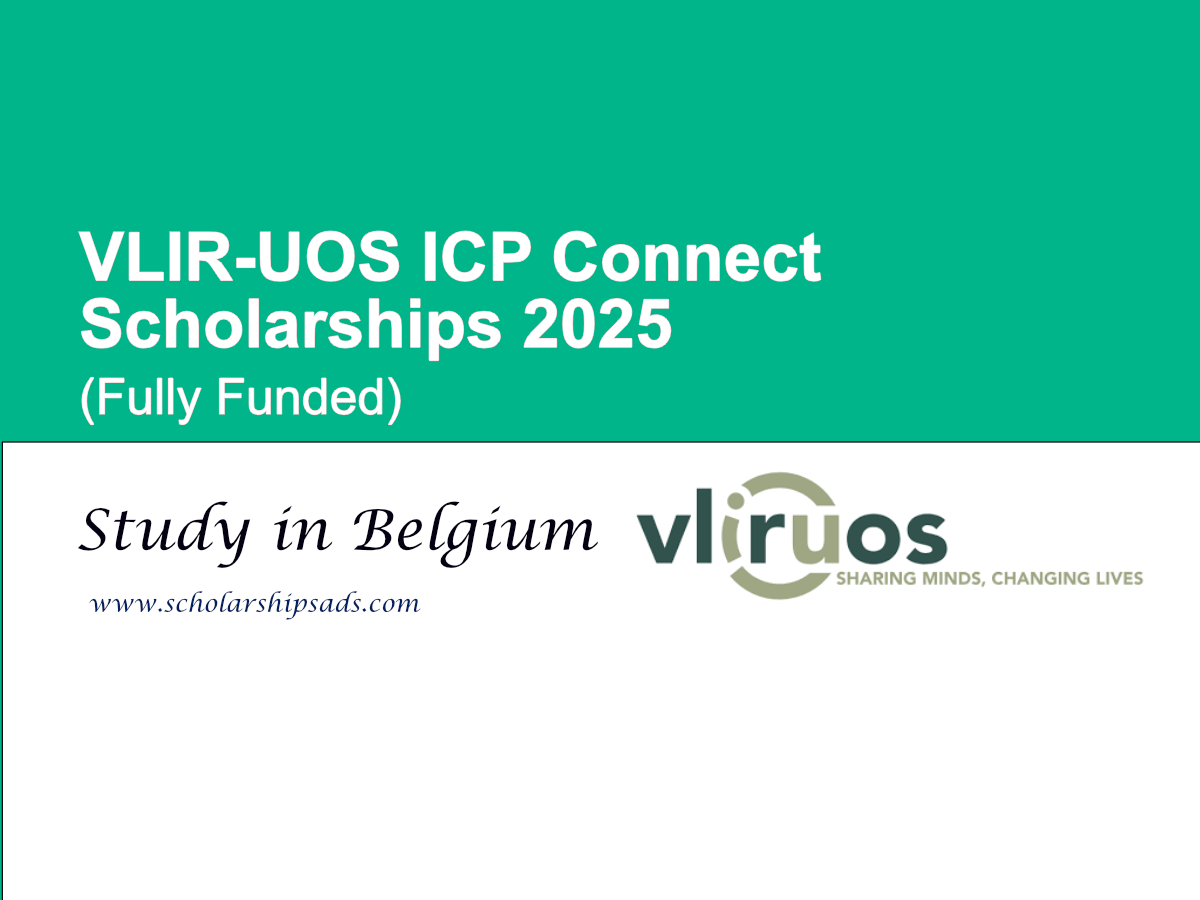 VLIR-UOS Belgium ICP Connect Scholarships 2025 (Fully Funded)