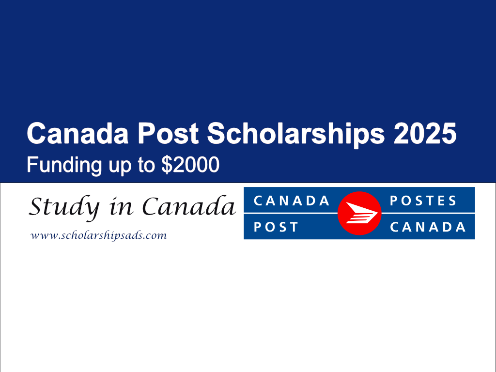 Canada Post Scholarships 2025 (Funding up to $2000)