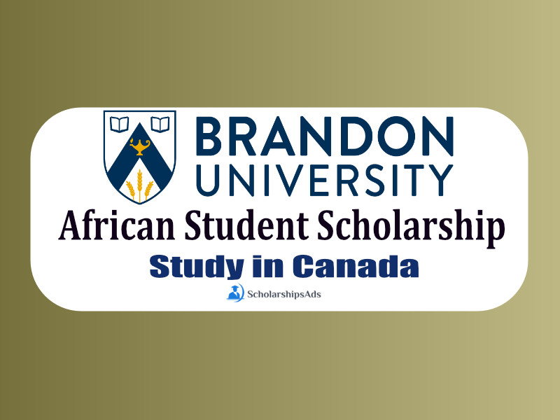 African Student Scholarship 2022 - Brandon University, Canada
