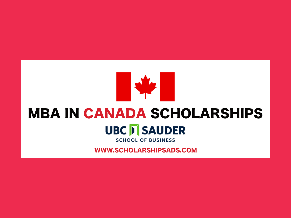 MBA Scholarships at UBC Canada in 2023