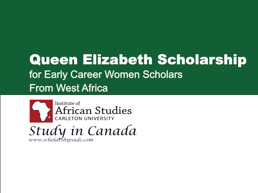 Queen Elizabeth Scholarship for Early Career Women Scholars From West Africa. Study in Canada.