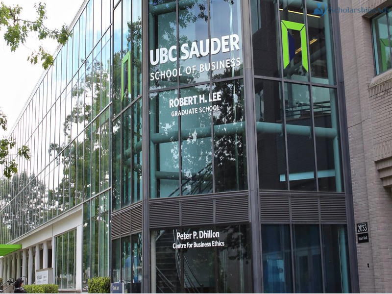 UBC Sauder School of Business Hoegg Family MBA Scholarship, Canada 2022-23