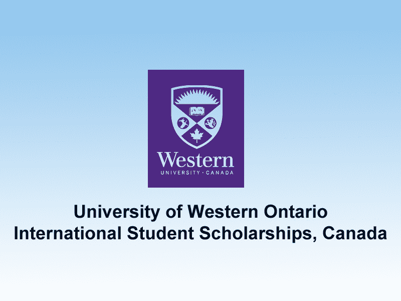 University of Western Ontario International Student Scholarships, Canada