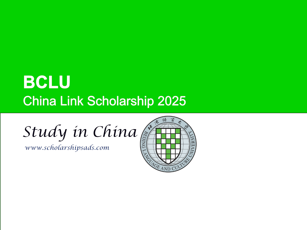 BCLU China Link Scholarship 2025