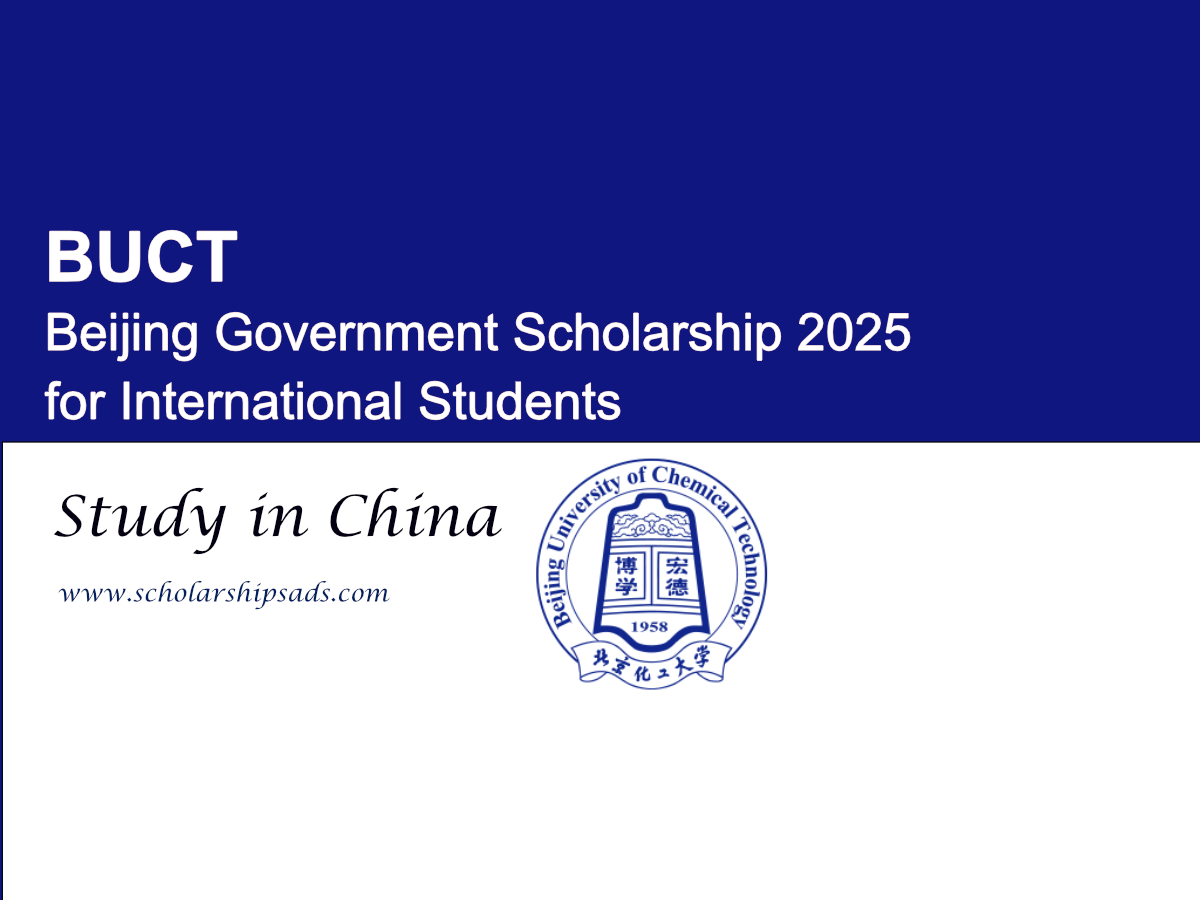 BUCT China Beijing Government Scholarship 2025 for International Students