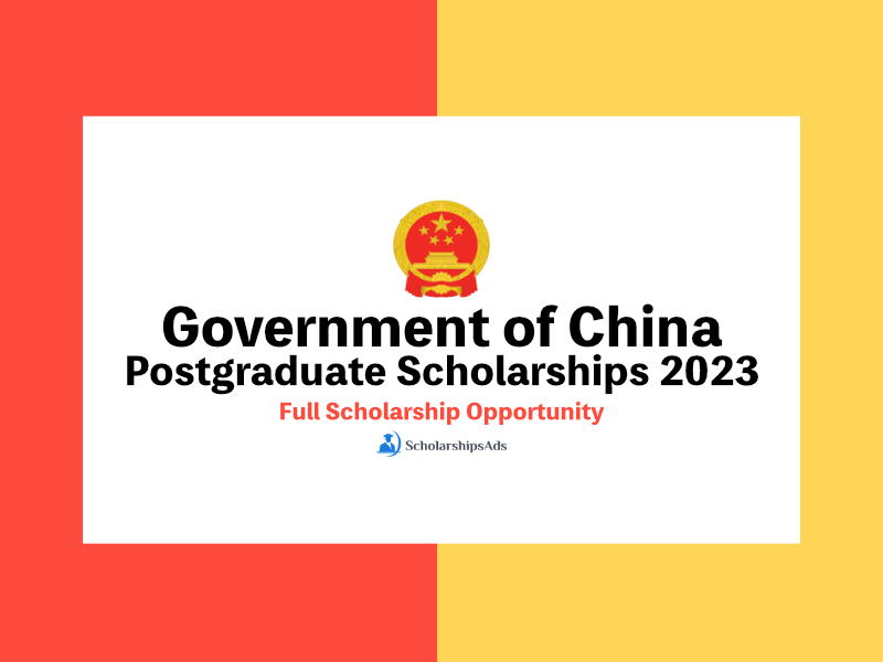 Chinese Government Full Scholarships 2023 announced