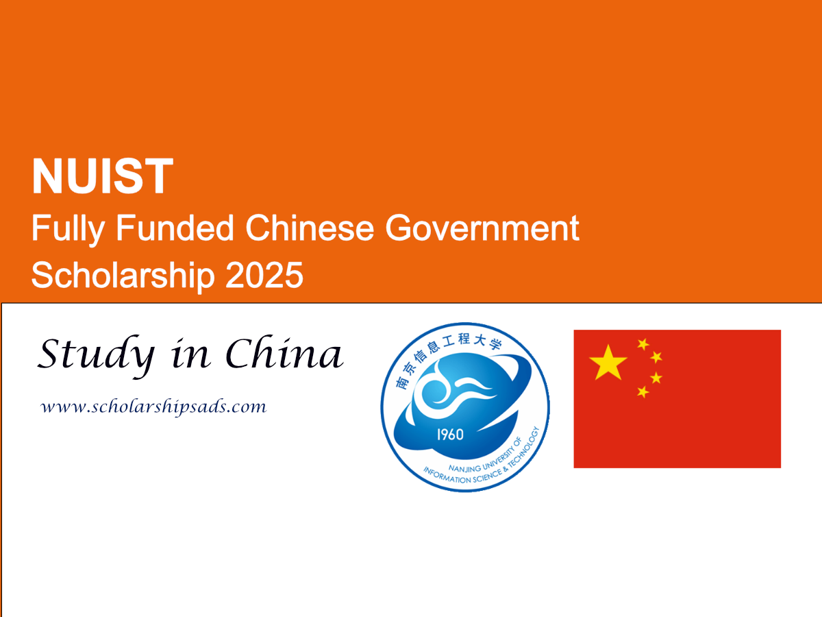 Nanjing University of Information Science & Technology (NUIST), China Fully Funded Chinese Government Scholarship 2025