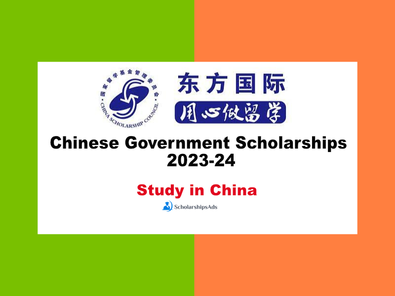 Chinese Government Scholarships 2023-24