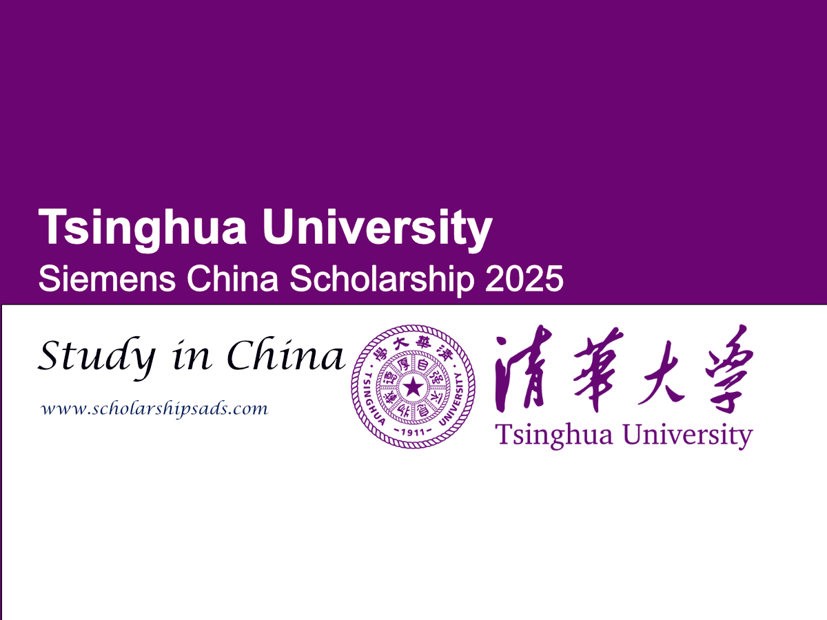 Tsinghua University Siemens China Scholarship 2025