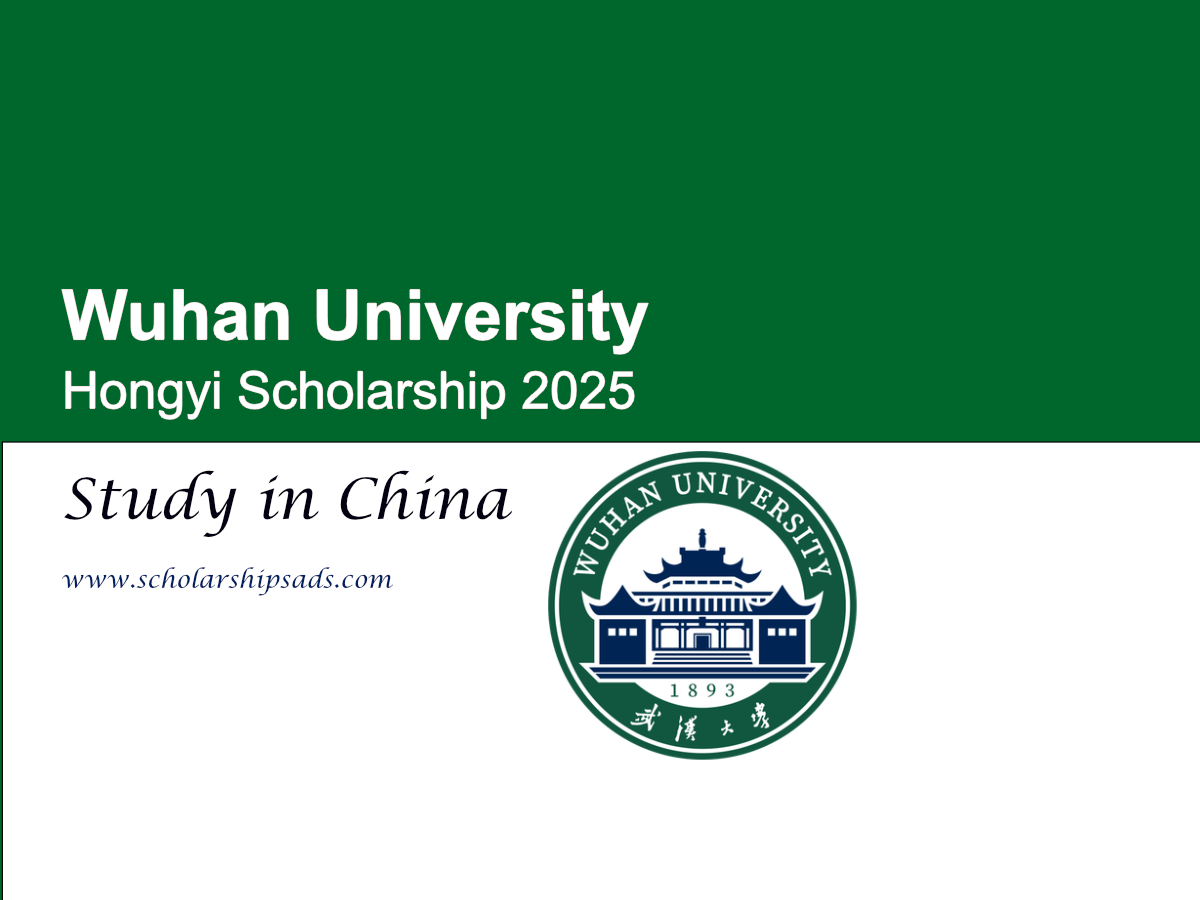 Wuhan University China Hongyi Scholarship 2025