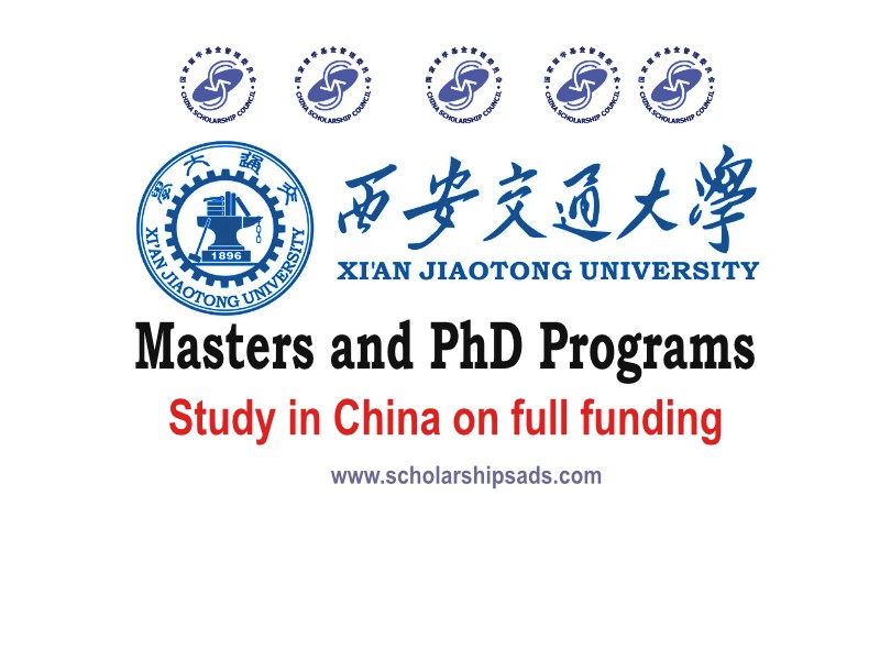 Chinese Government Scholarship - Xian Jiaotong University, China