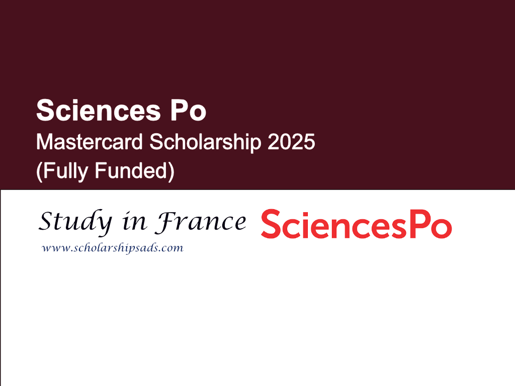 Sciences Po France Mastercard Scholarship 2025 (Fully Funded)