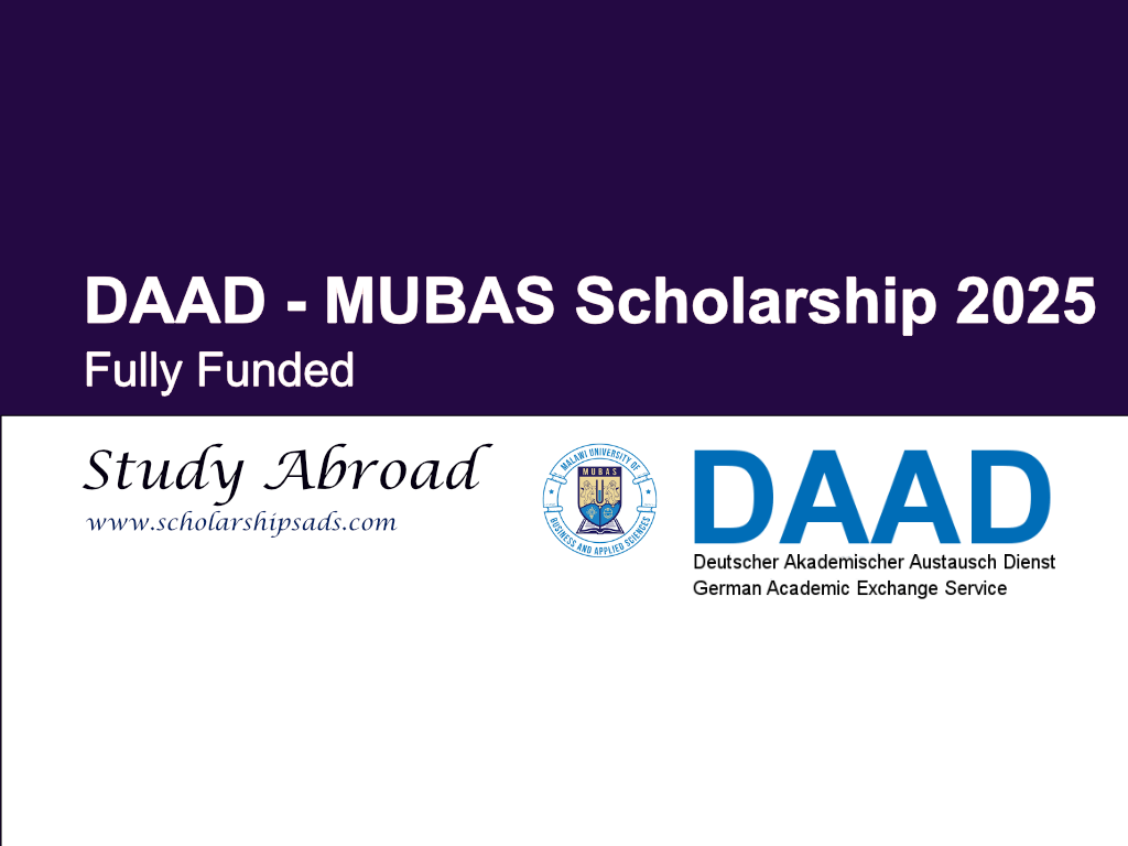 DAAD - MUBAS Scholarship 2025 (Fully Funded)