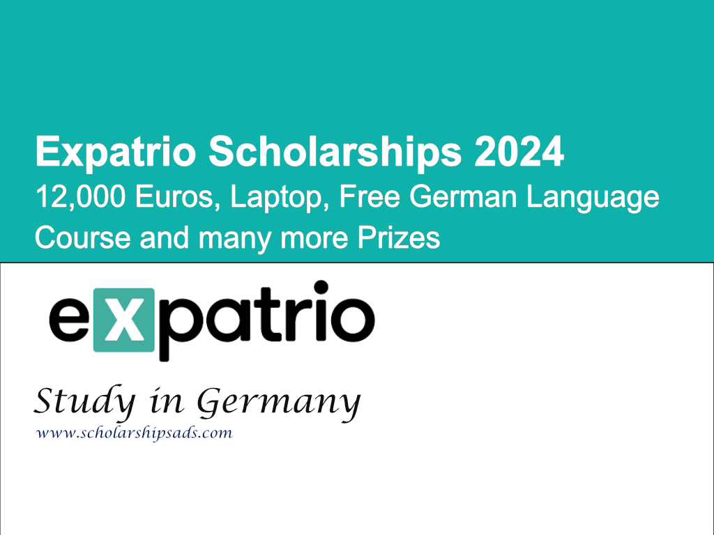 Expatrio Scholarships 2024 in Germany (12,000 Euros, Laptop, Free German Language Course)