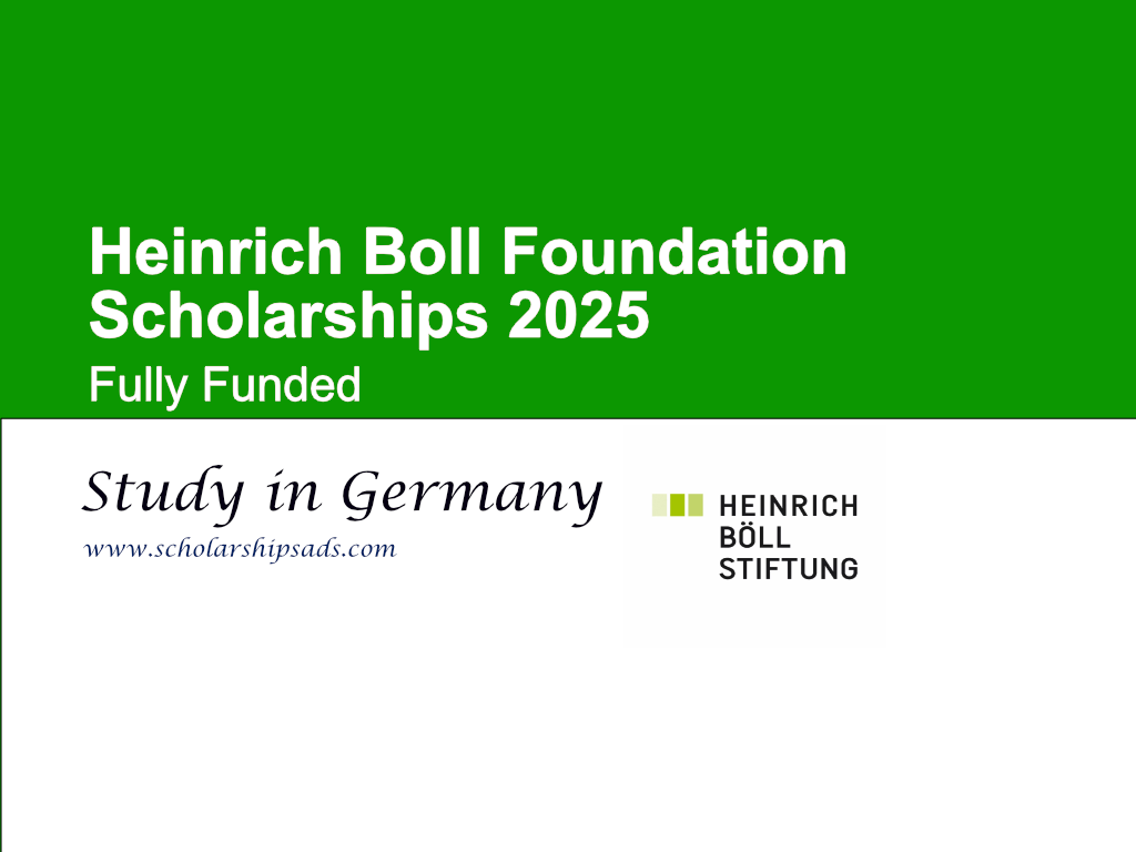 Heinrich Boll Foundation Germany Scholarships 2025 for International Students (Fully Funded)
