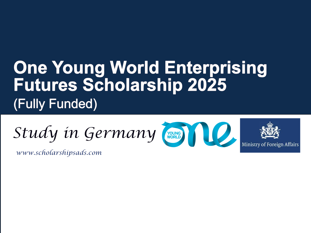 One Young World Enterprising Futures Scholarship 2025 (Fully Funded)