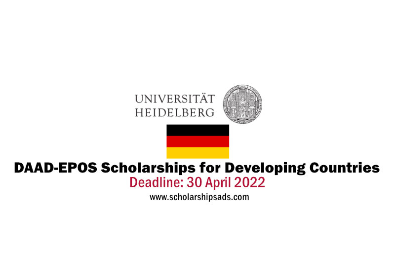University of Heidelberg DAAD-EPOS Scholarships for Developing Countries, Germany 2023
