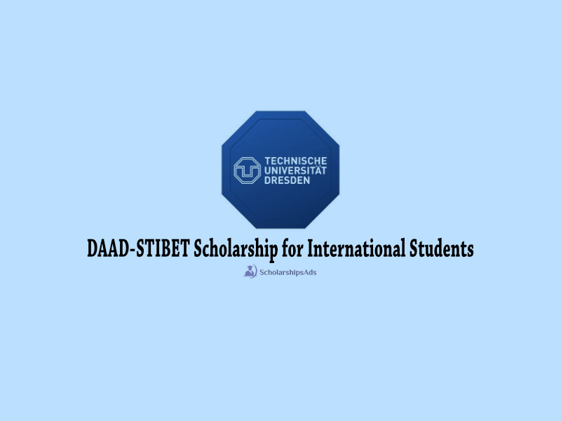 DAAD-STIBET Scholarship for International Students Germany, 2021