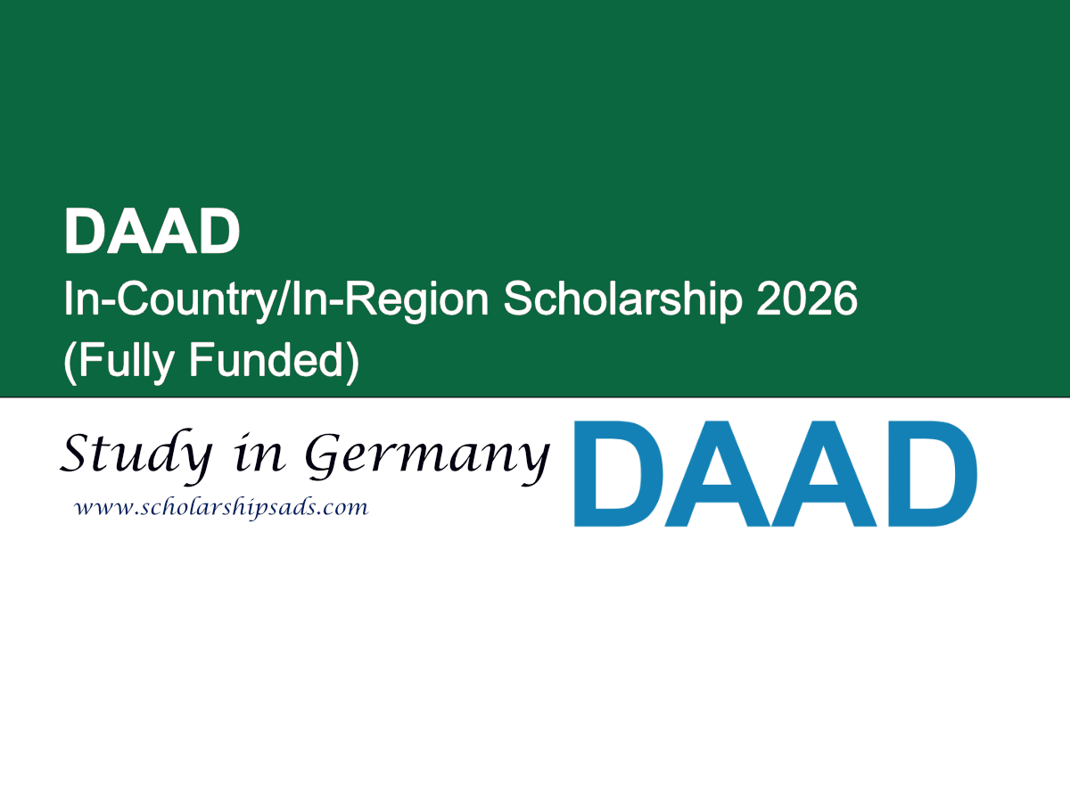 DAAD Germany In-Country/In-Region Scholarship 2026 (Fully Funded)