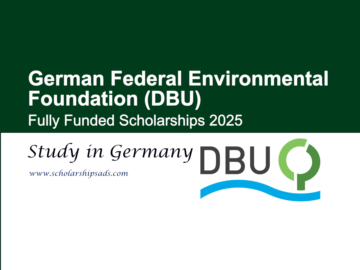 German Federal Environmental Foundation (DBU) Scholarships 2025 in Germany (Fully Funded)