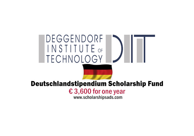 Deggendorf Institute of Technology Germany Deutschlandstipendium scholarship fund 2022