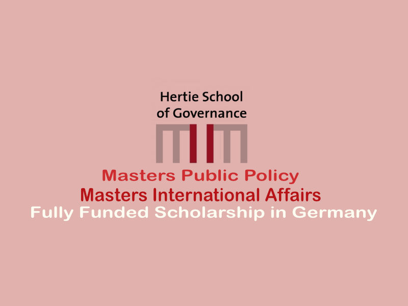 Future of Europe Scholarship - Hertie School Germany 2021-22