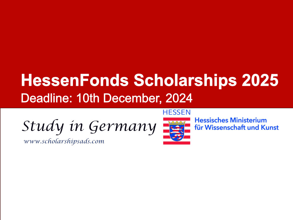 HessenFonds Germany Scholarships 2025