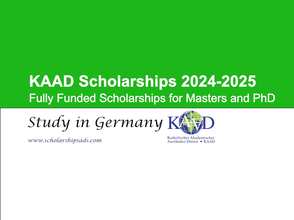 KAAD Scholarships 2024-2025 in Germany (Fully Funded)
