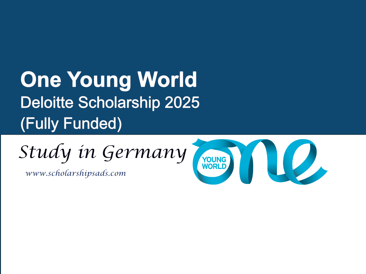 One Young World Deloitte Scholarship 2025, Germany (Fully Funded)
