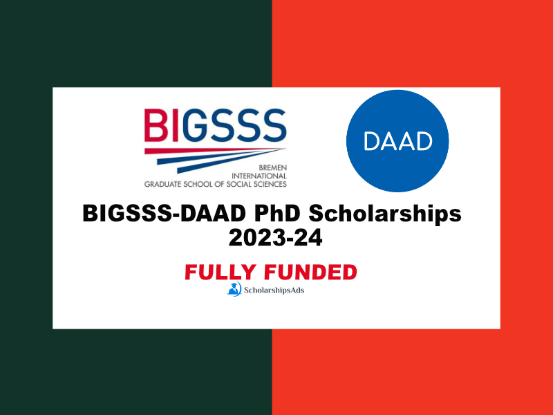 FULLY FUNDED BIGSSS-DAAD Graduate School Scholarship Program 2023