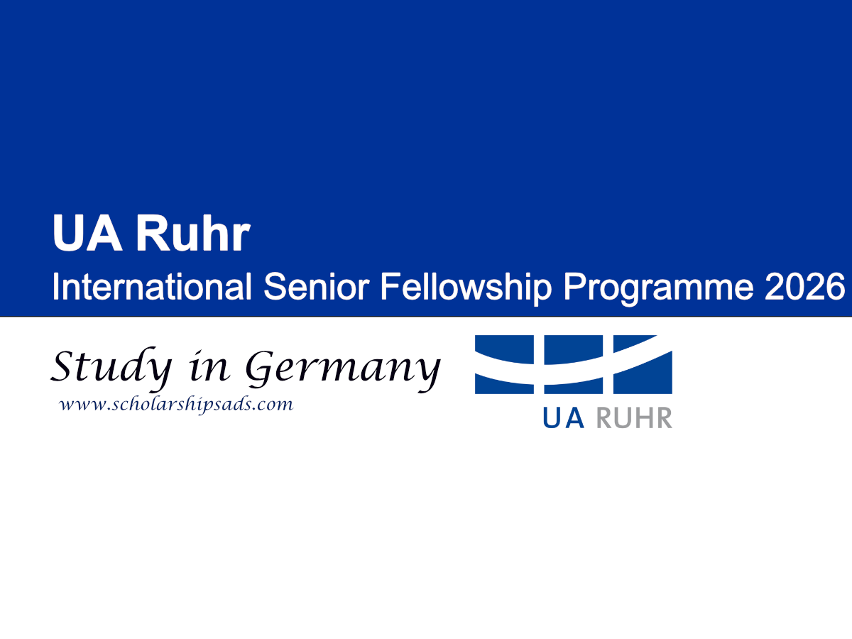 UA Ruhr Germany International Senior Fellowship Programme 2026