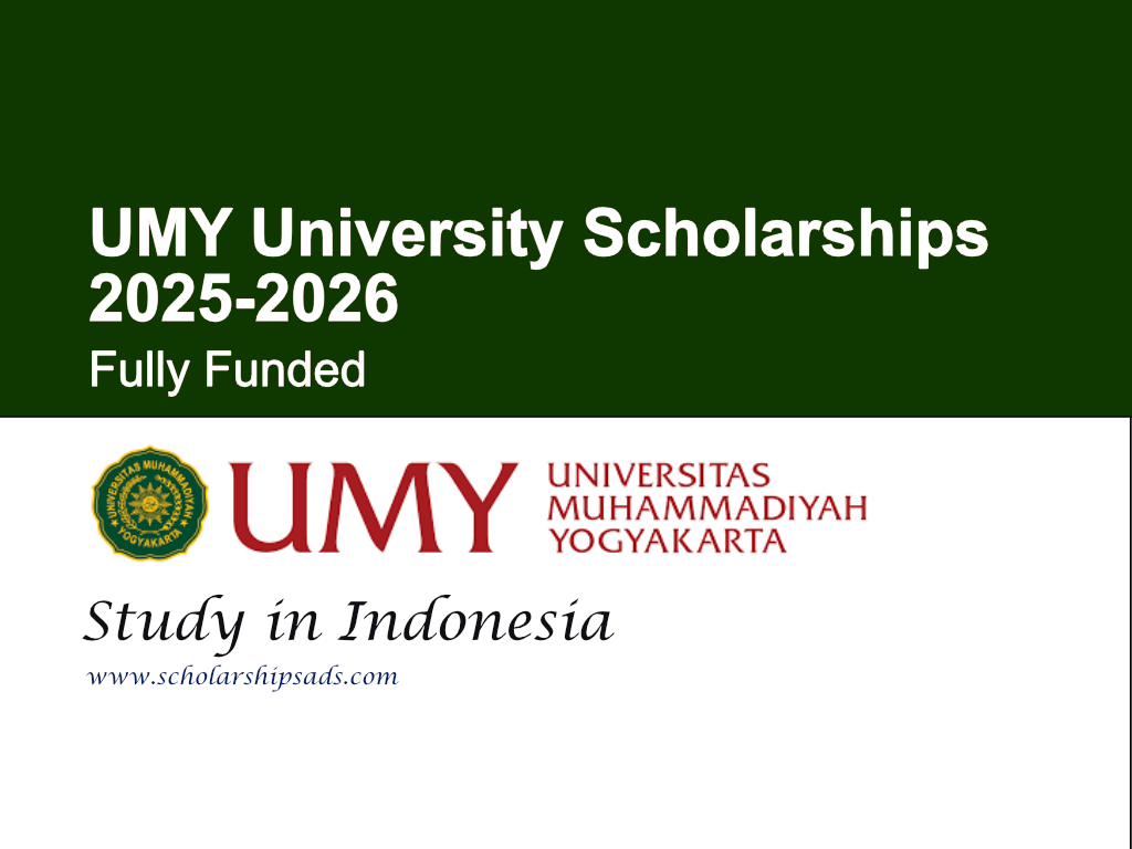 UMY University Scholarships 2025-2026 in Indonesia (Fully Funded)
