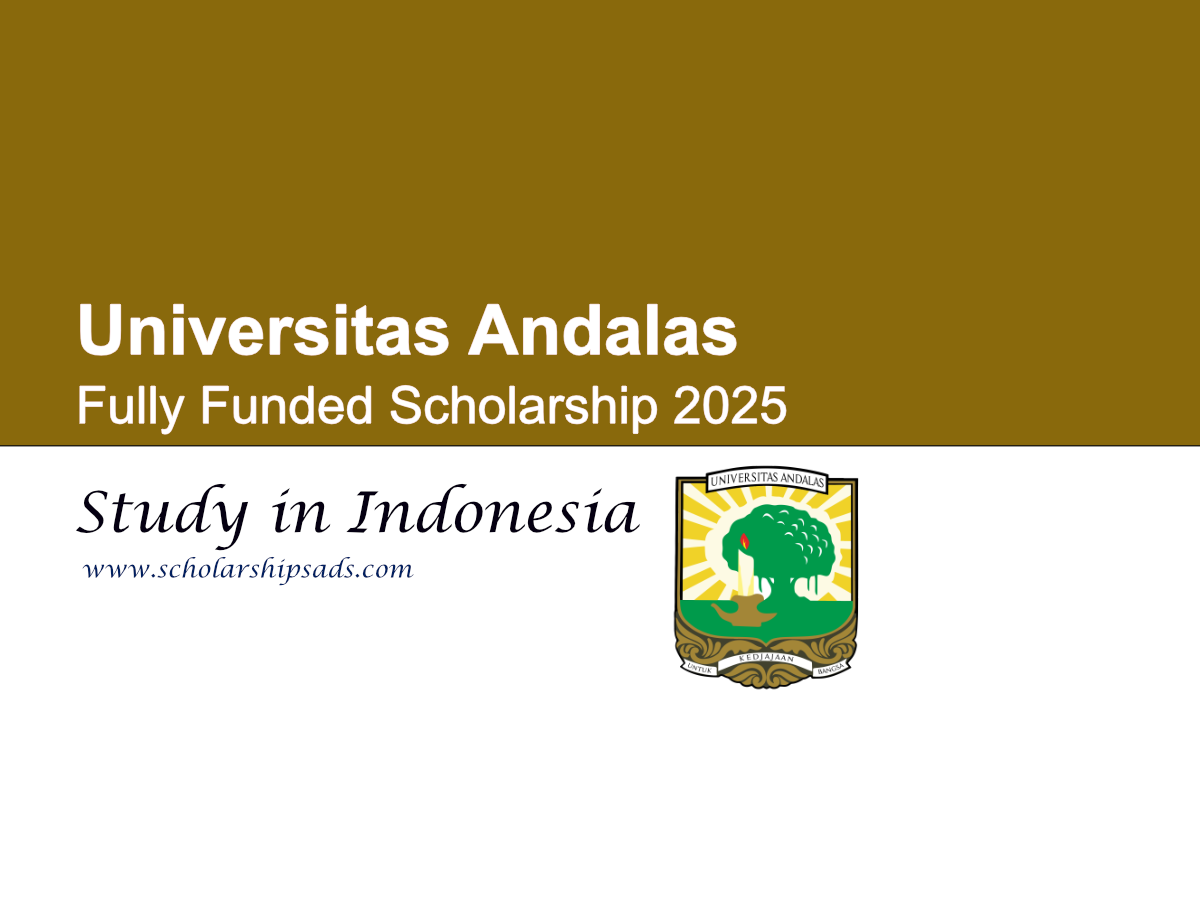 Universitas Andalas Indonesia Scholarship 2025 (Fully Funded)