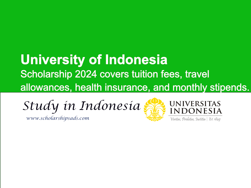 University of Indonesia Scholarships 2024. (Fully Funded)