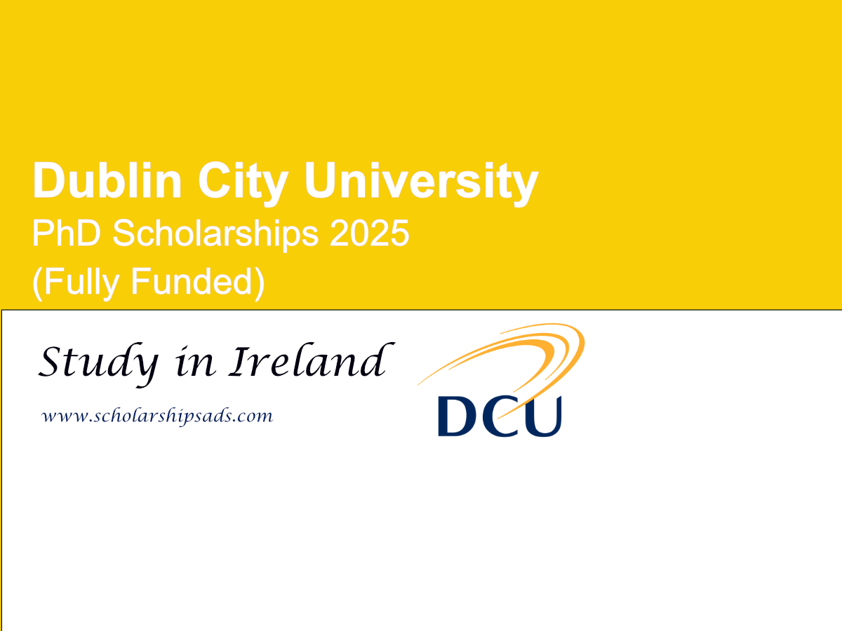 Dublin City University, Ireland SALIS Scholarships 2025 (Fully Funded)