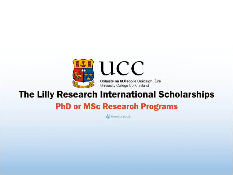 The Lilly Research Scholarships at University College Cork, Ireland