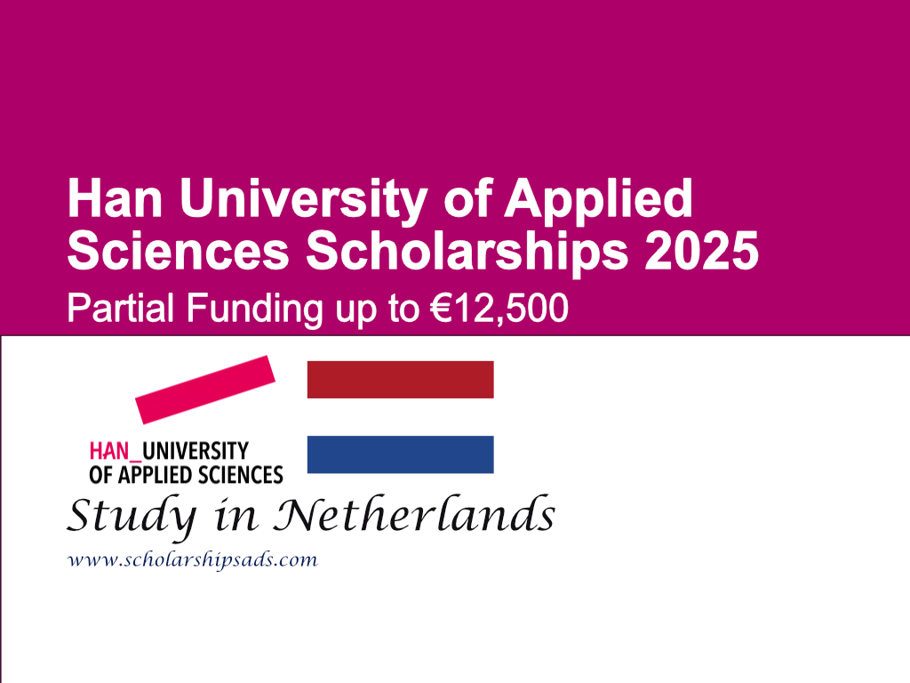 Han University of Applied Sciences Scholarships 2025 in Netherlands